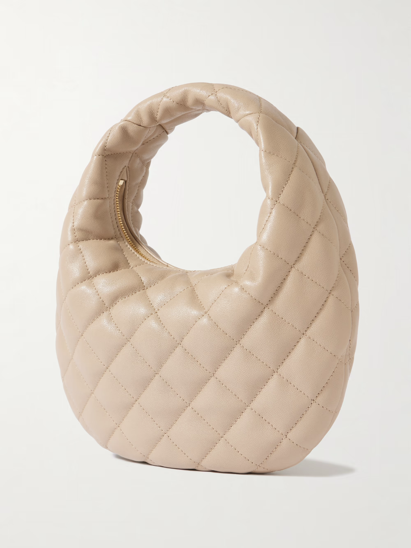 Saint Laurent Icarino Matelassé Leather Tote Beige – PRELOOV