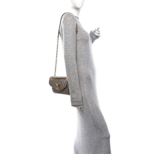 Louis Vuitton LV New Wave Chain Bag Taupe Calfskin image 2