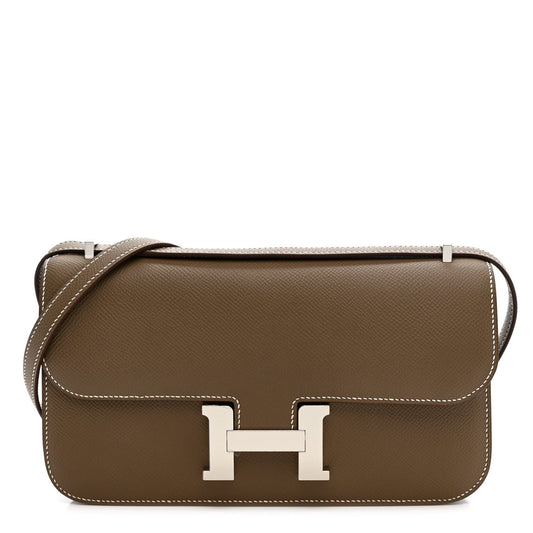 Hermès Epsom Constance 1-Elan Etoupe Etoupe