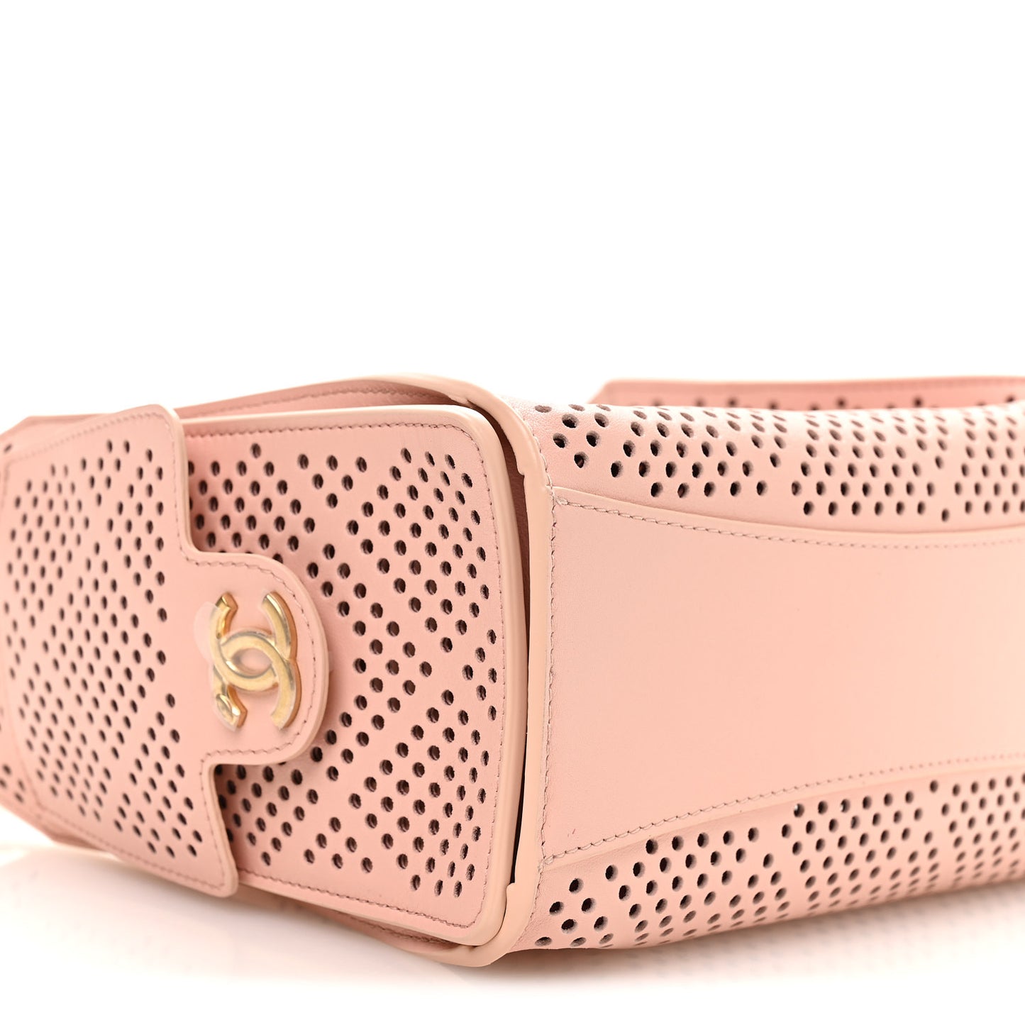 Chanel Perforated Calfskin Quilted Mini Chanel 25 Handbag Light Pink 2026 – PRELOOV