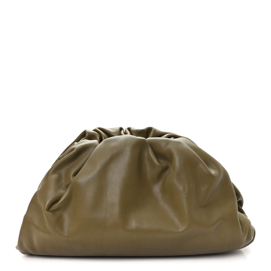 Bottega Veneta Smooth Butter Calf The Pouch Oversized Mud 2026 PRELOOV