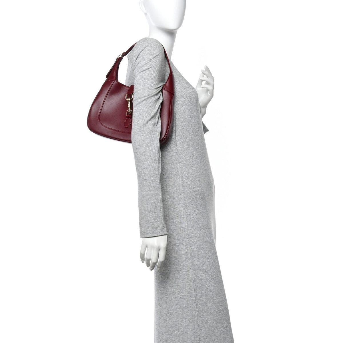 Gucci Jackie Small Shoulder Bag Rosso Ancora Calfskin image 2