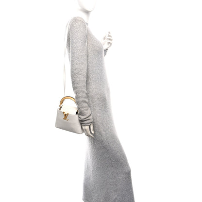 Louis Vuitton Capucines Mini White Gold Iridescent Ostrich image 2