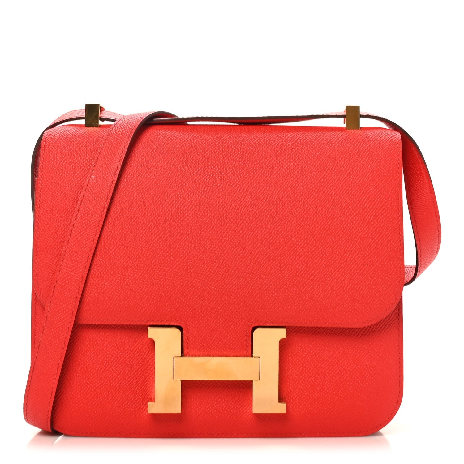 Hermès Epsom Constance 24 Rouge de Coeur