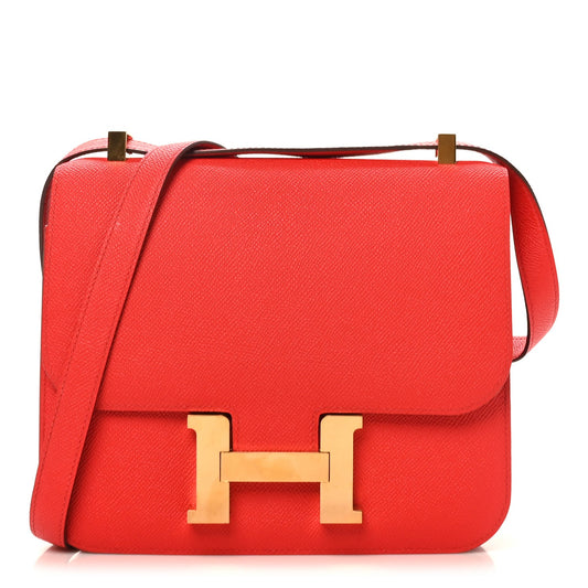Hermès Epsom Constance 24 Rouge de Coeur