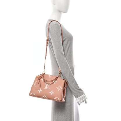 Louis Vuitton Petit Palais Rose Trianon Creme Empreinte Monogram Giant image 2
