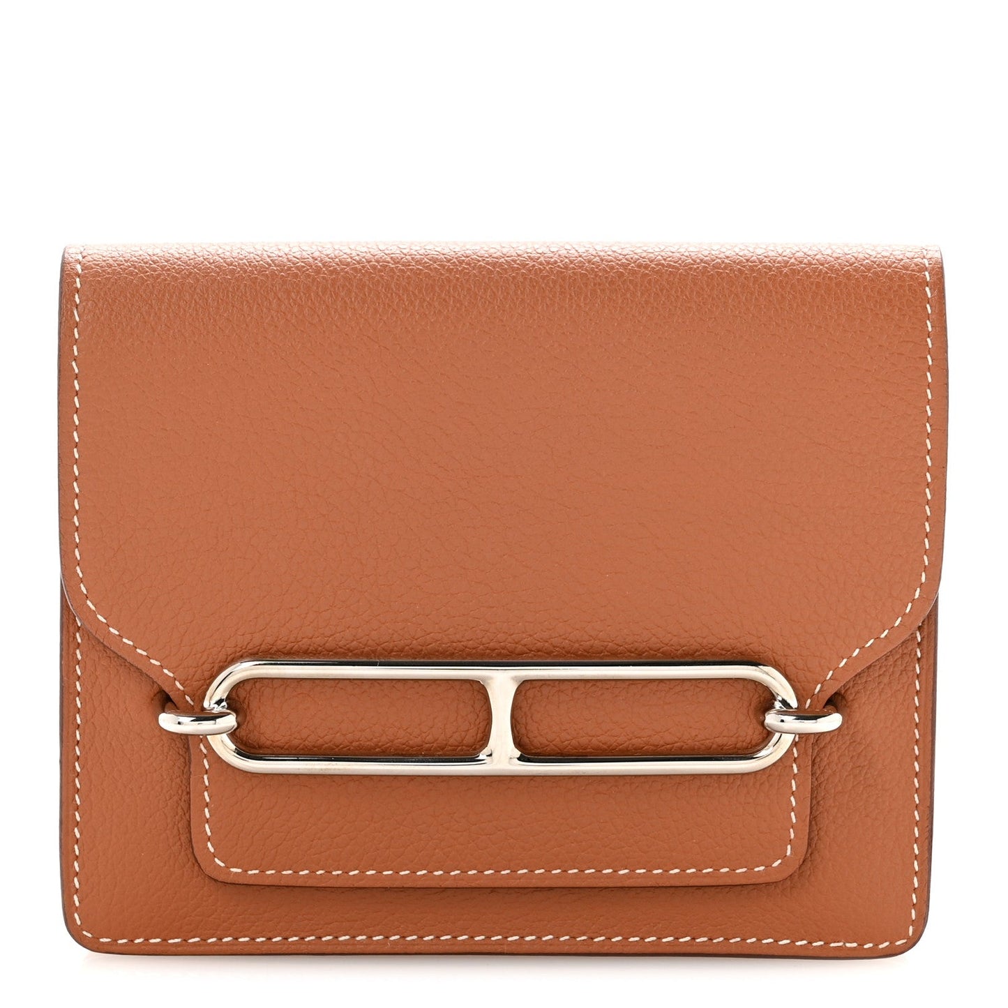 Hermès Roulis Slim Wallet Gold Evercolor - PRELOOV