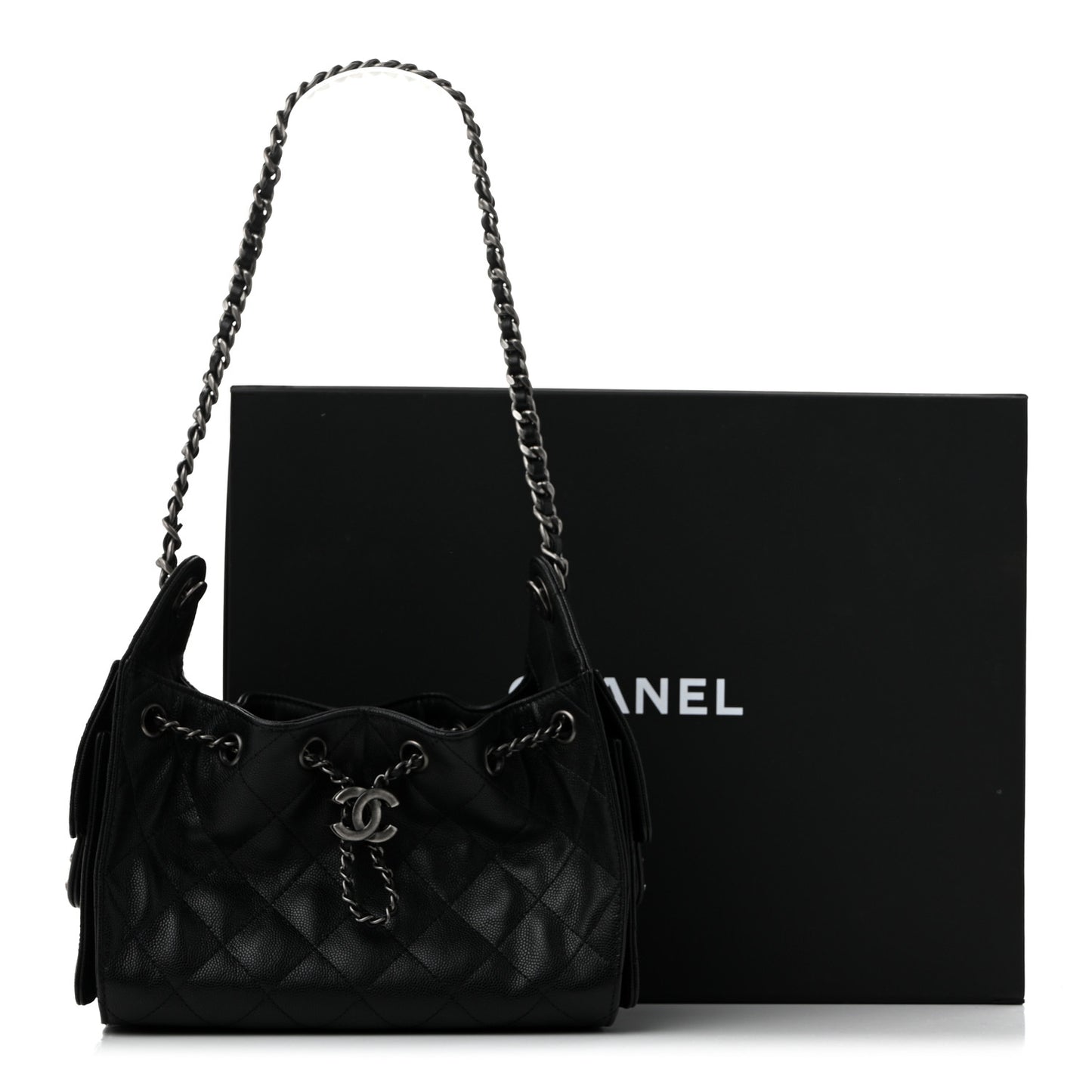 Chanel Caviar Quilted Mini Chanel 25 Handbag Black 2026 – PRELOOV