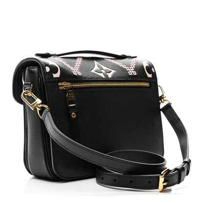 Louis Vuitton Pochette Metis Broderies Black Empreinte Monogram Giant image 3