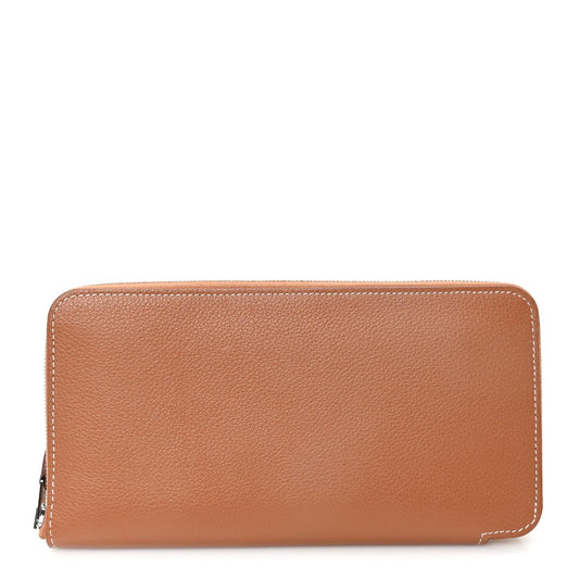 Hermès Wallet Gold Evercolor, Barenia, Silk - PRELOOV