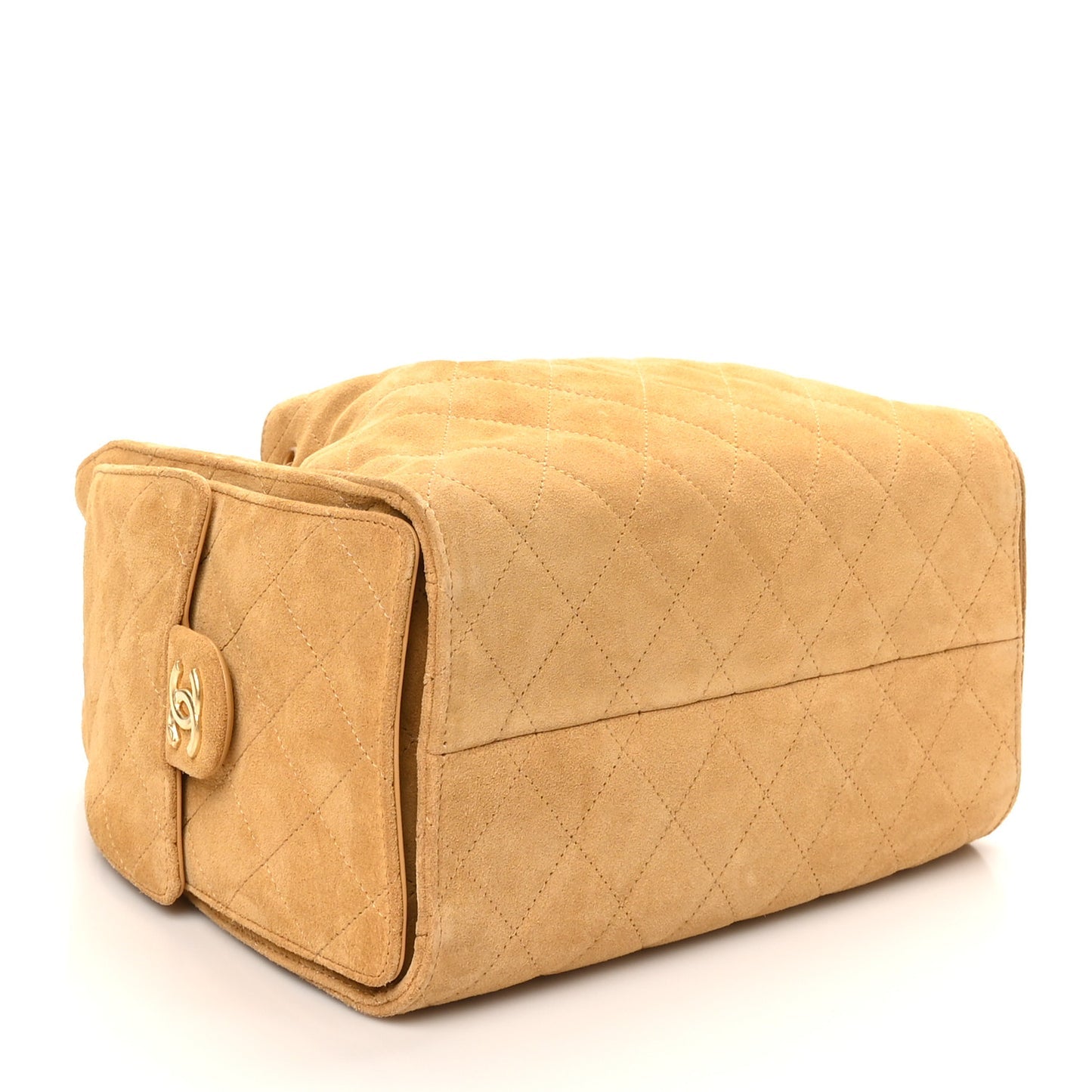 Chanel Suede Quilted Small Chanel 25 Handbag Beige 2026 – PRELOOV
