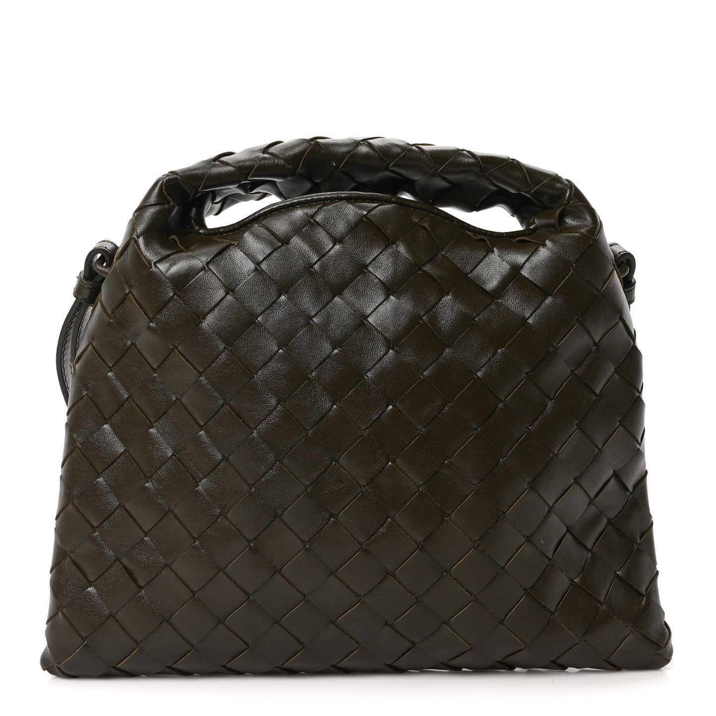 Bottega Veneta Calfskin Intrecciato Mini Hop Khaki 2026 PRELOOV foto 1