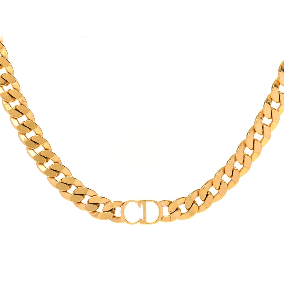 Christian Dior Danseuse Etoile Chain Choker Necklace Gold image 1