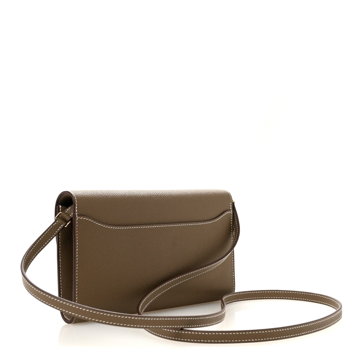 Hermès Epsom Constance Long To Go Wallet Etoupe foto 4