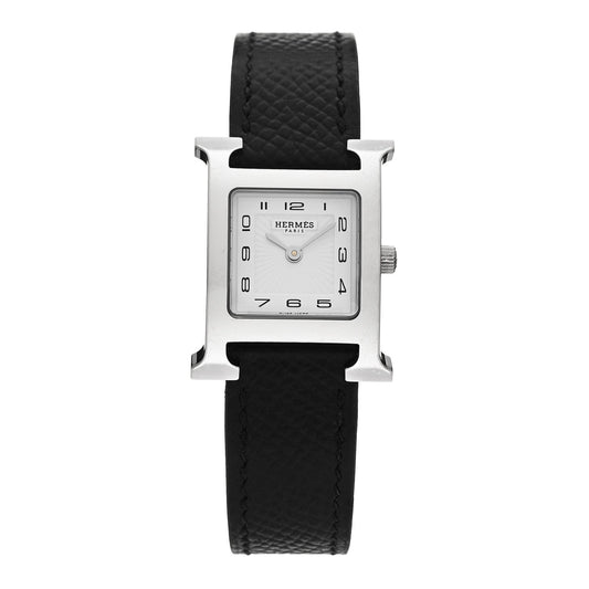 Hermes Heure H 21mm Watch Noir Epsom image 1