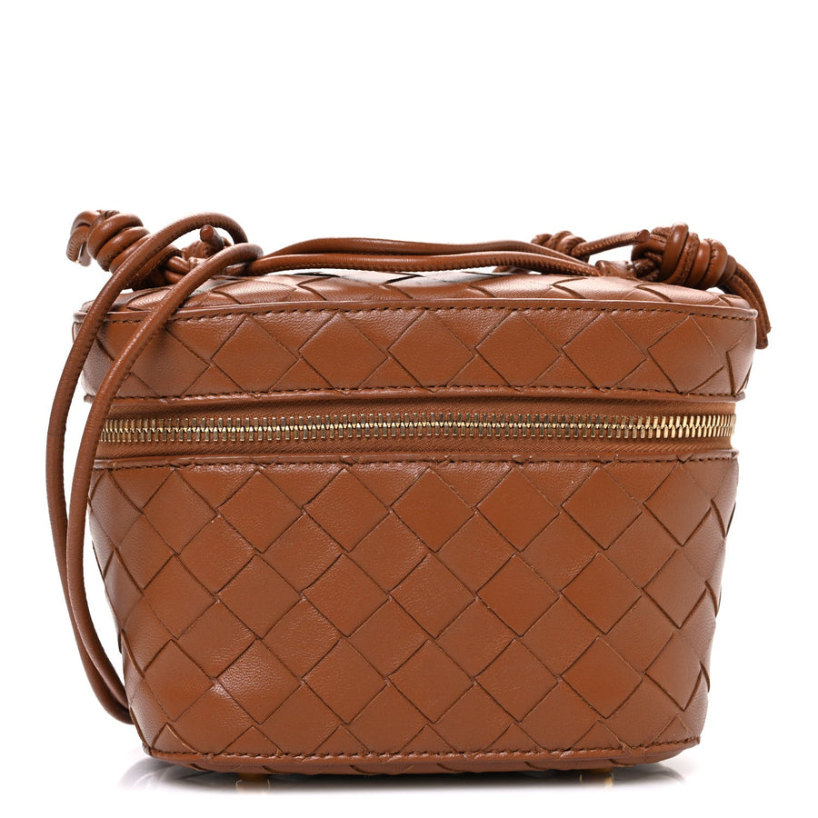 Bottega Veneta Nappa Intrecciato Small Vanity Case Wood 2026 PRELOOV