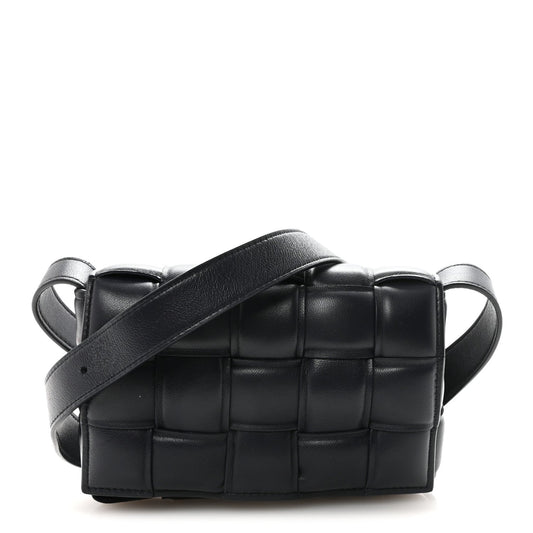 Bottega Veneta Nappa Maxi Intreccio Small Padded Cassette Crossbody Bag Deep Blue 2026 PRELOOV foto 1