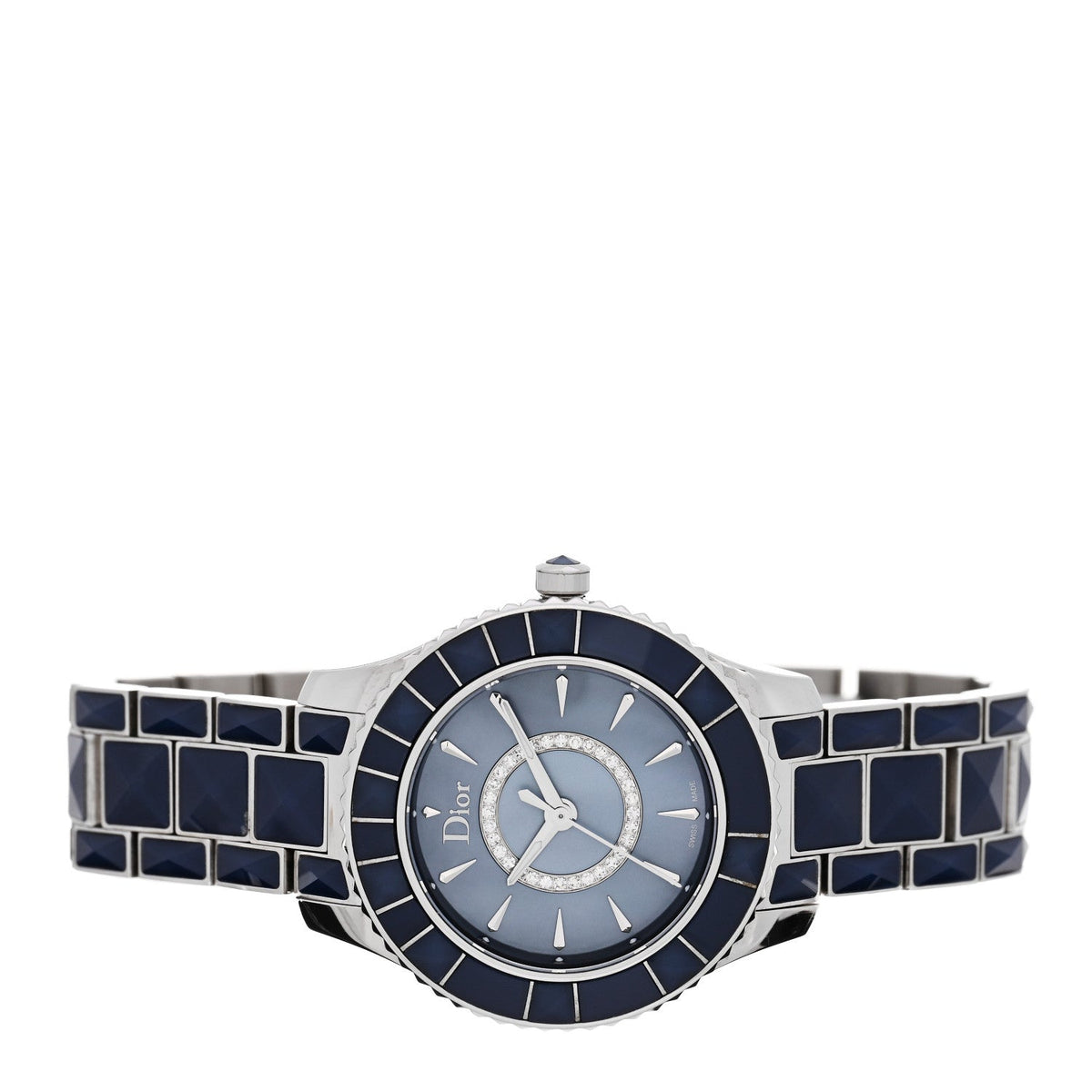 Christian Dior Christal 33mm Blue Mother of Pearl Watch image 2