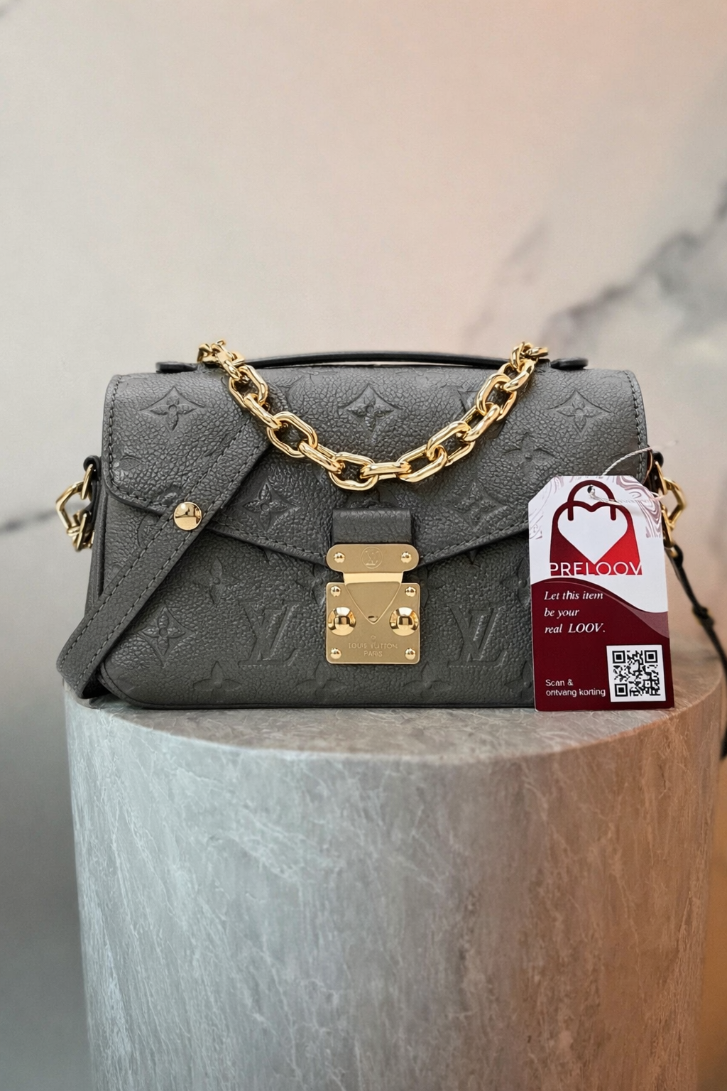 Louis Vuitton Pochette Métis East West Gun Metal M11998 – PRELOOV