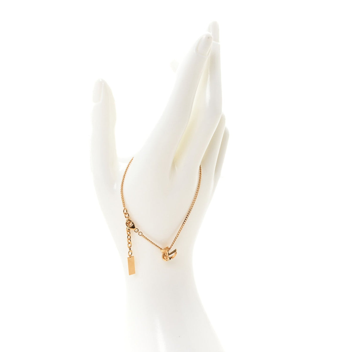 Saint Laurent Monogram Twist Bracelet Gold image 2