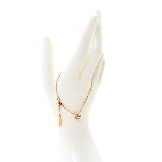 Saint Laurent Monogram Twist Bracelet Gold image 2