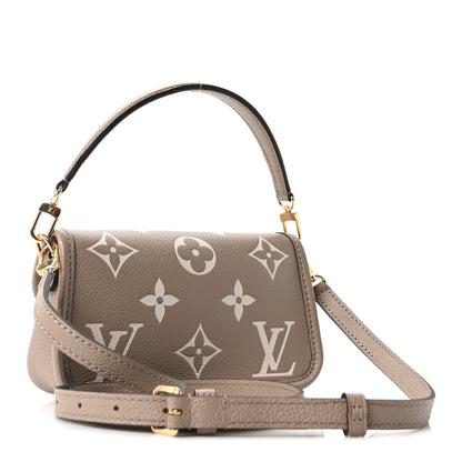 Louis Vuitton Nano Diane Tourterelle Creme Empreinte Monogram Giant image 3