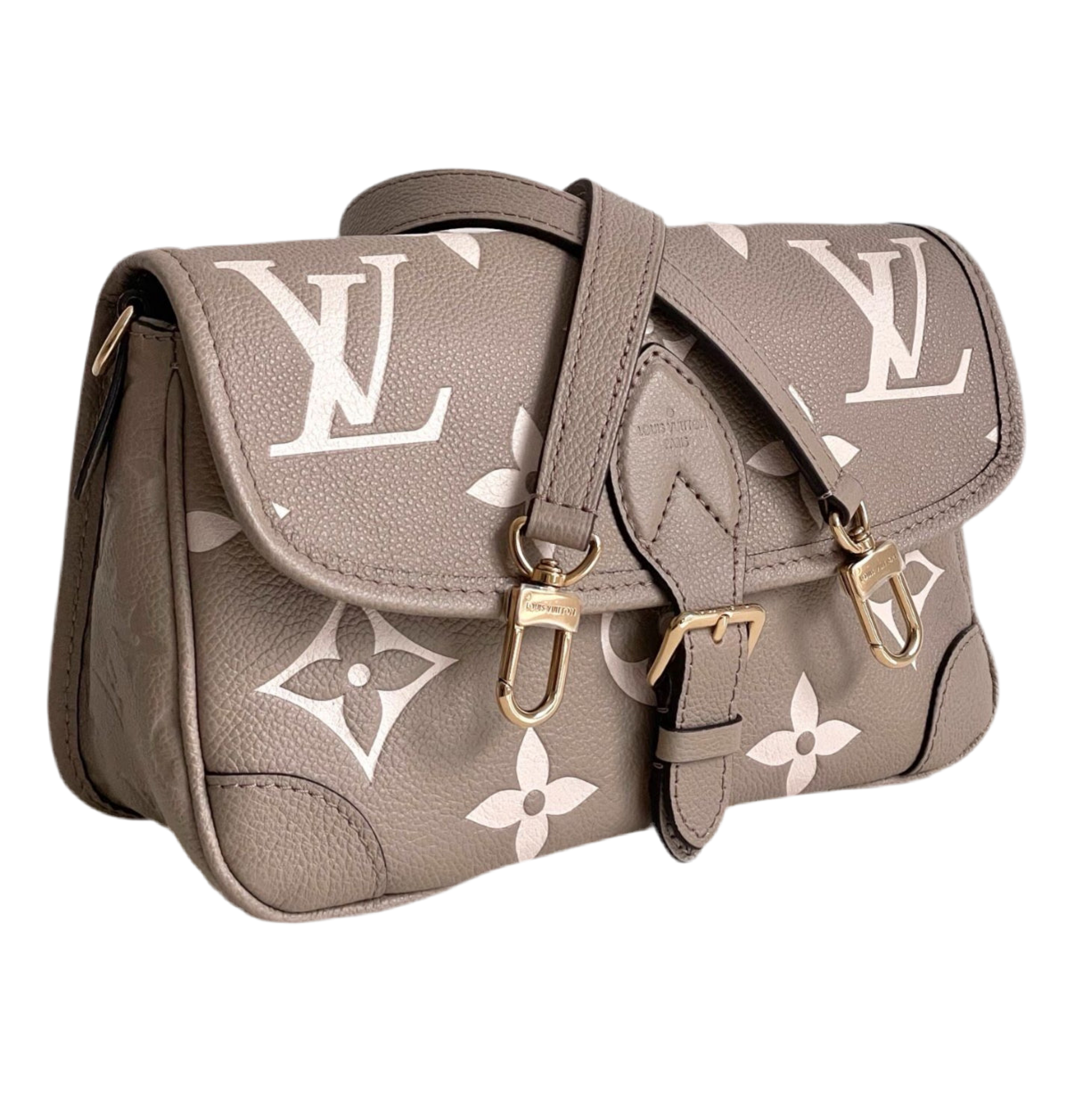 Louis Vuitton Diane Bag Tourterelle Cream Monogram Empreinte (M46583)