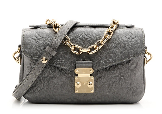 Louis Vuitton Pochette Metis east west Gun Metal