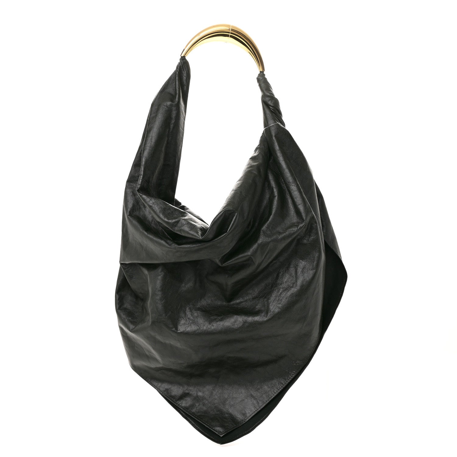 Bottega Veneta Calfskin Foulard Shoulder Bag Dark Green 2026 PRELOOV foto 1