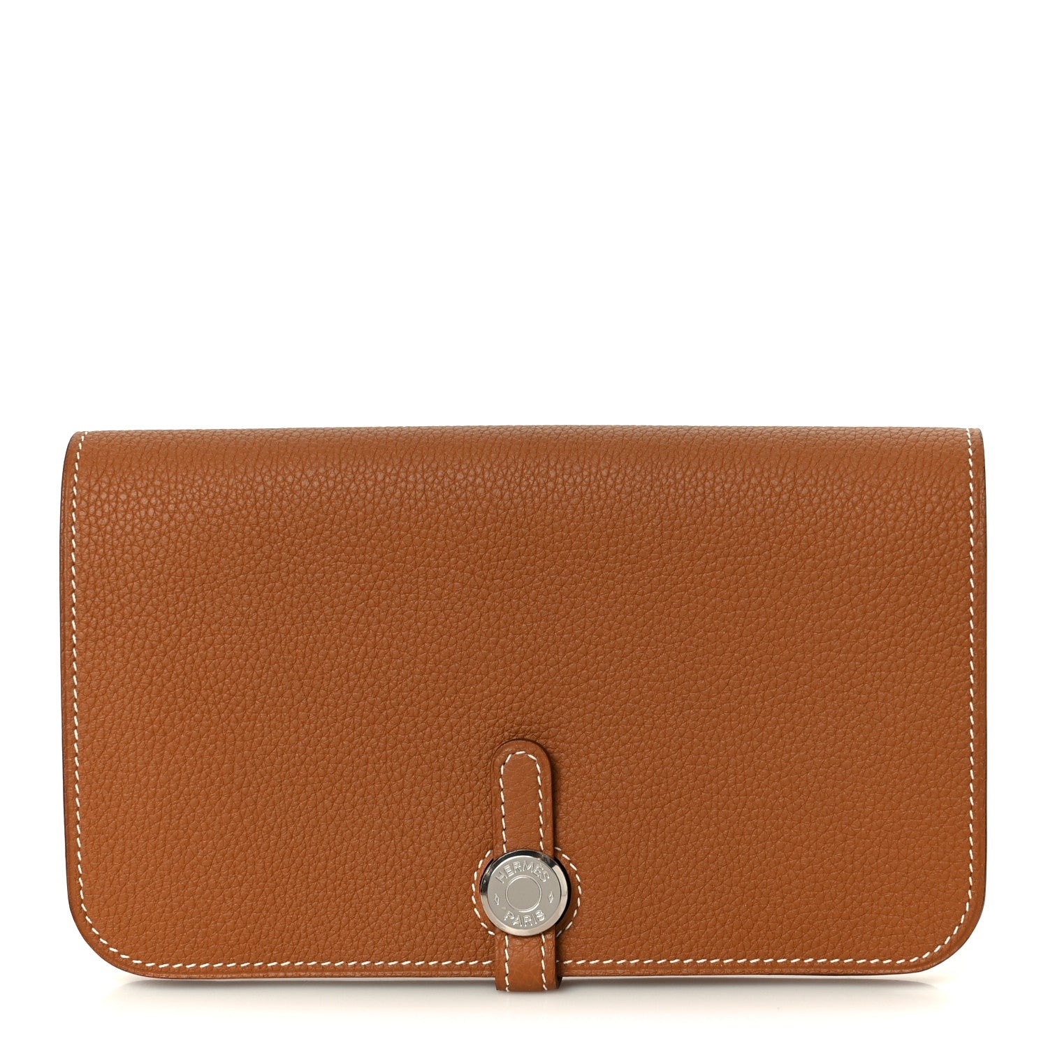 Hermès Dogon Duo Wallet Gold Togo - PRELOOV