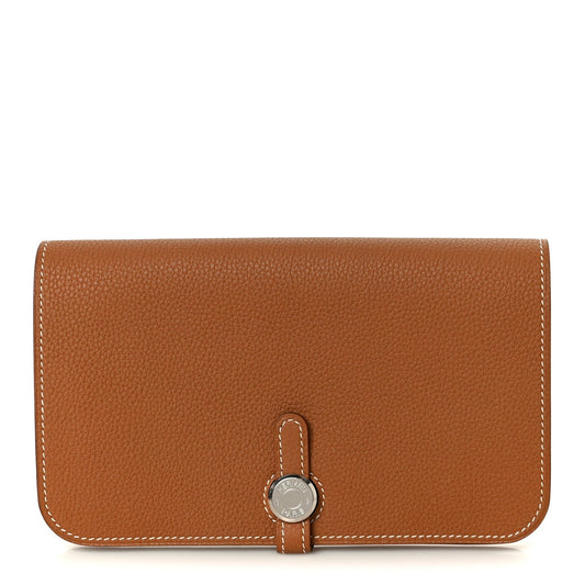 Hermès Dogon Duo Wallet Gold Togo - PRELOOV