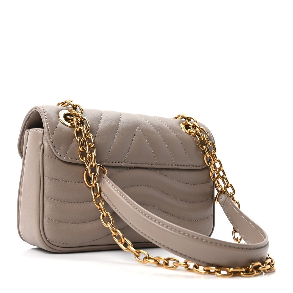 Louis Vuitton LV New Wave Chain Bag Taupe Calfskin image 3