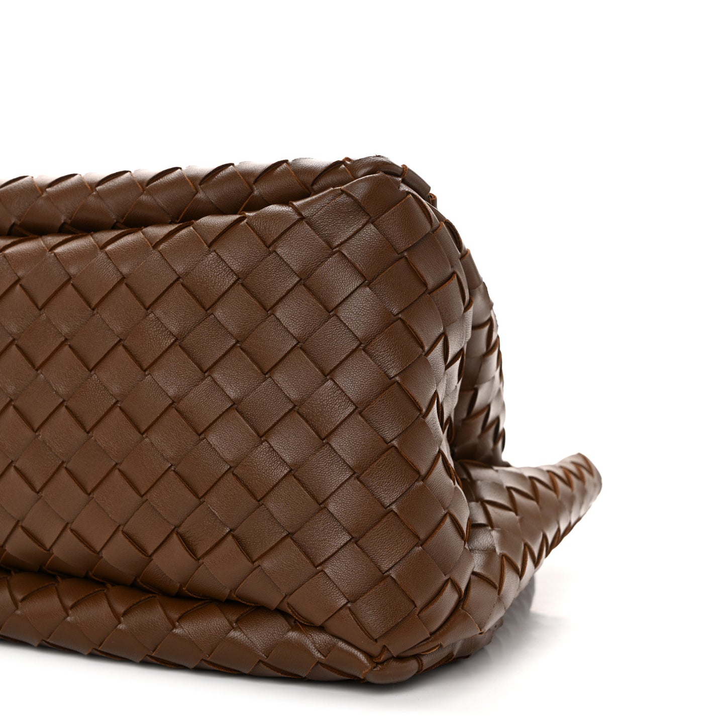 Bottega Veneta Medium Campana Shoulder Bag Tannin Brown Nappa Intrecciato – PRELOOV