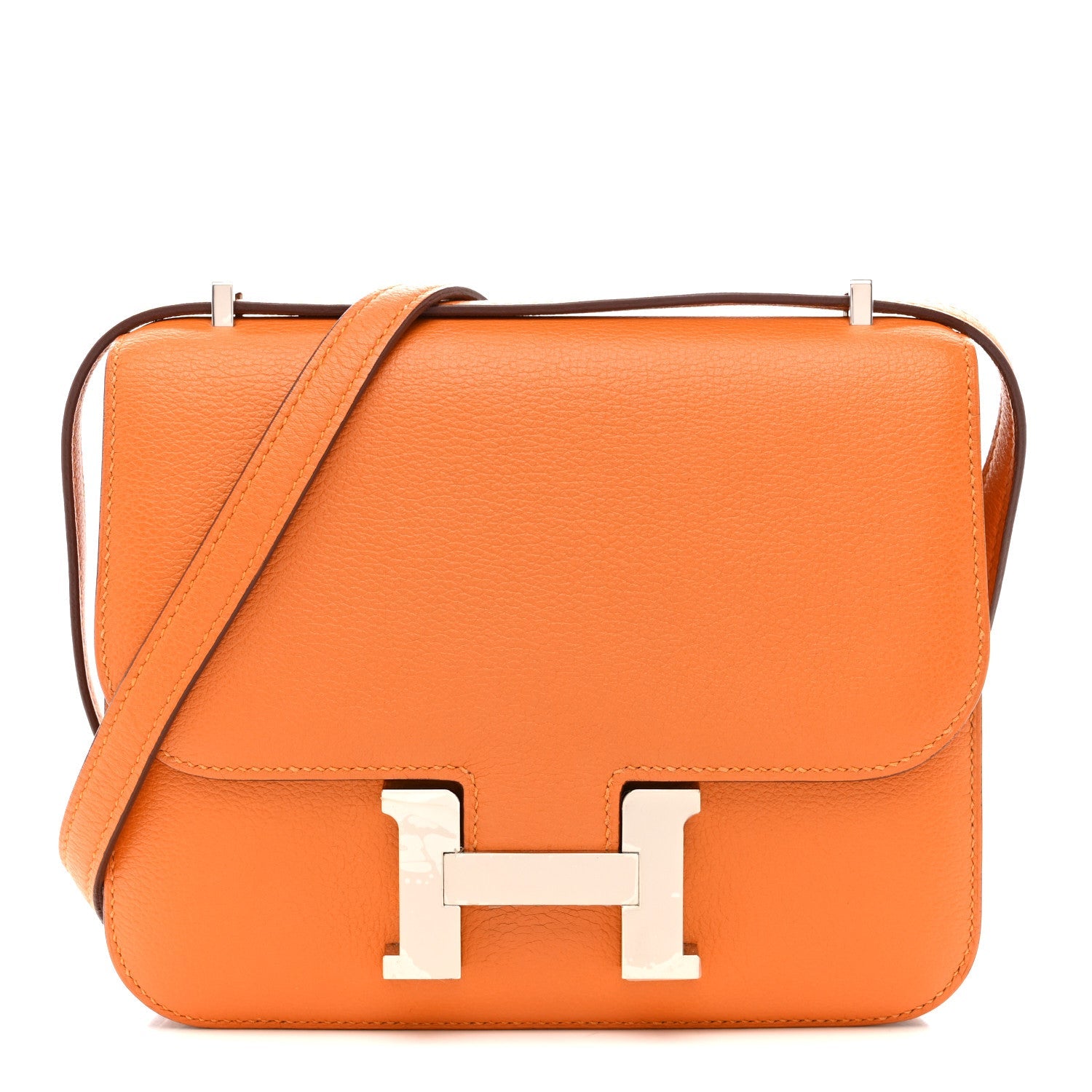 Hermès Evercolor Verso Constance 18 Abricot Terre Battue