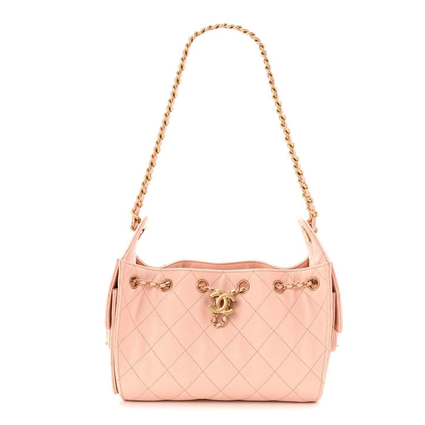 Chanel Caviar Quilted Mini Chanel 25 Handbag Light Pink 2026 – PRELOOV