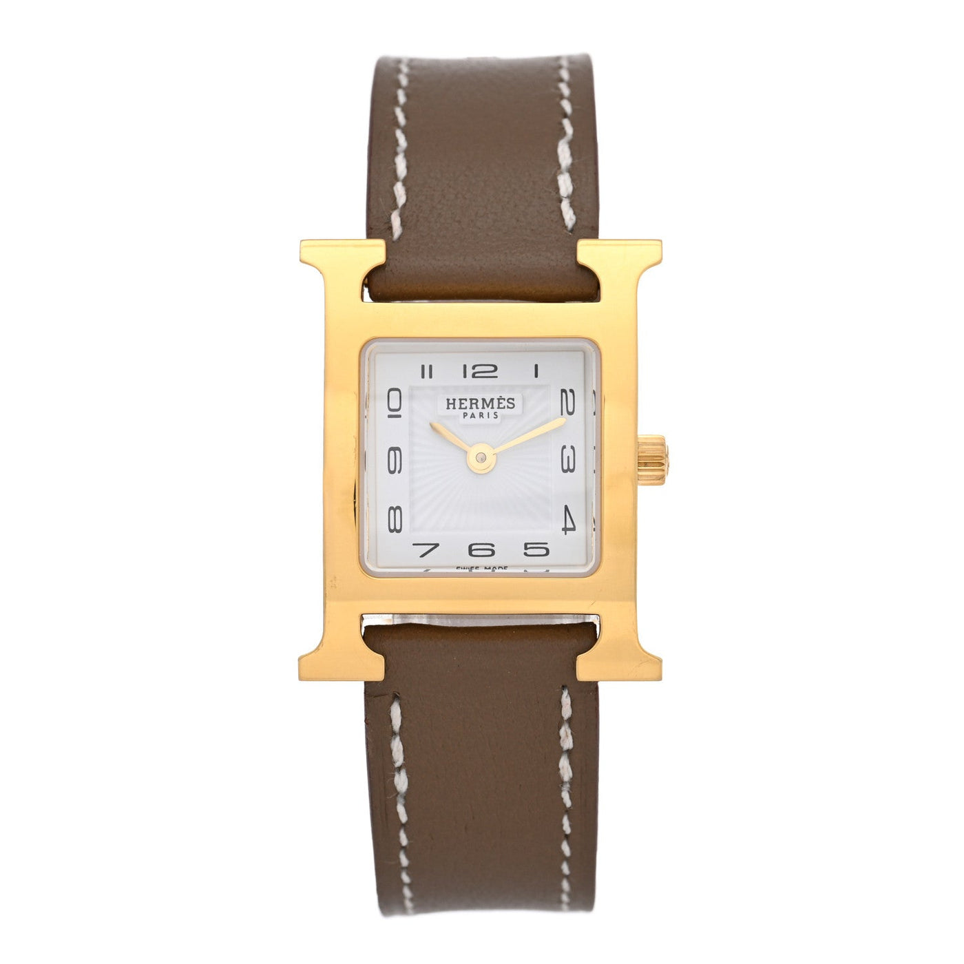Hermes Heure H 21mm Watch Etoupe Swift – PRELOOV