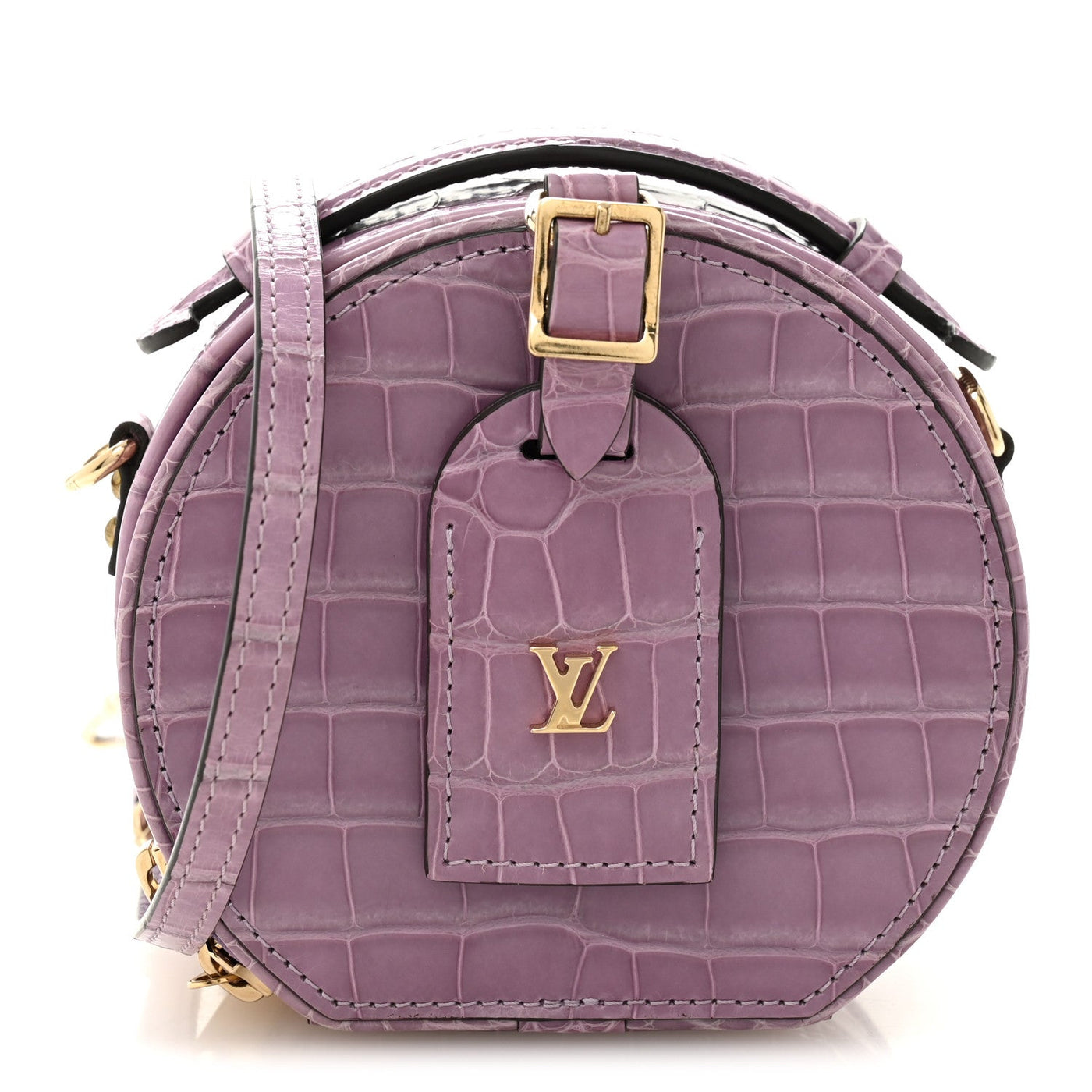 Louis Vuitton Mini Boite Chapeau Purple Alligator – PRELOOV