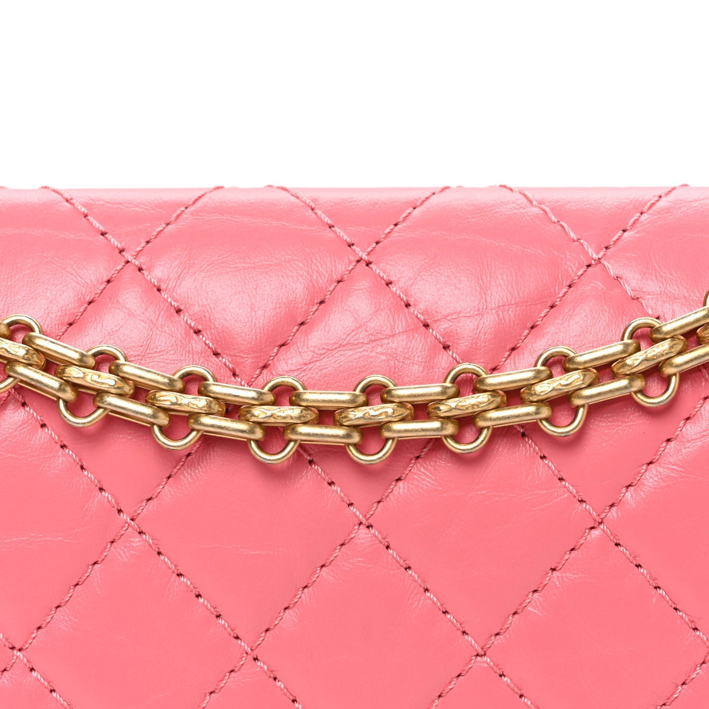 Chanel 2.55 Reissue Mini Flap Bag Pink Aged Calfskin Quilted 2026 image 8 – PRELOOV
