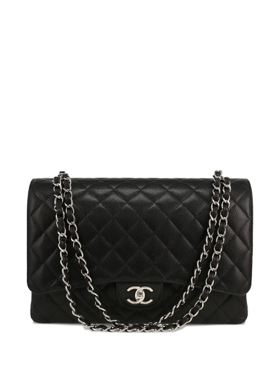 Chanel Timeless Maxi Jumbo Leather Shoulder Bag Black 2020s – PRELOOV
