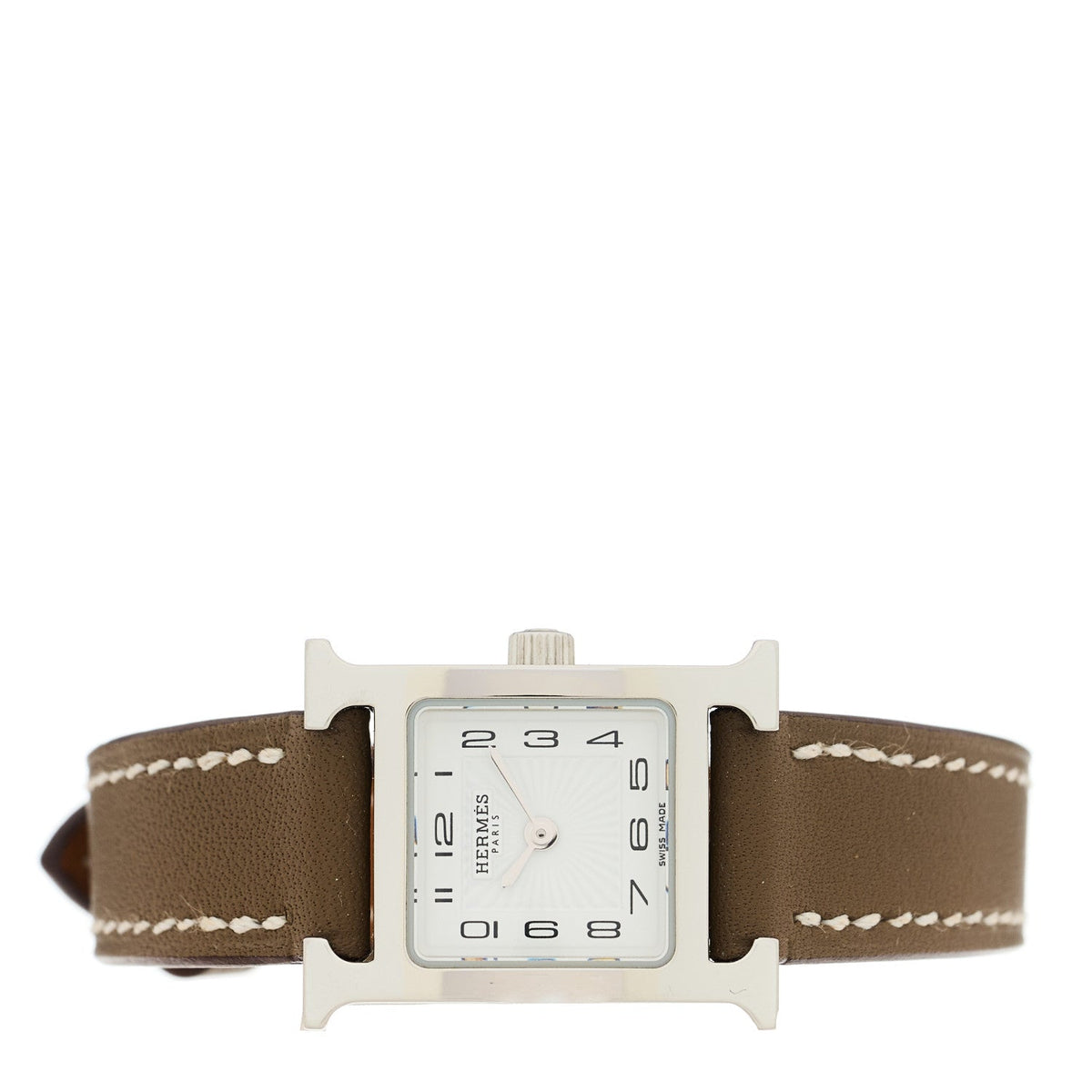 Hermes Heure H 17.2mm Watch Etoupe Swift image 2