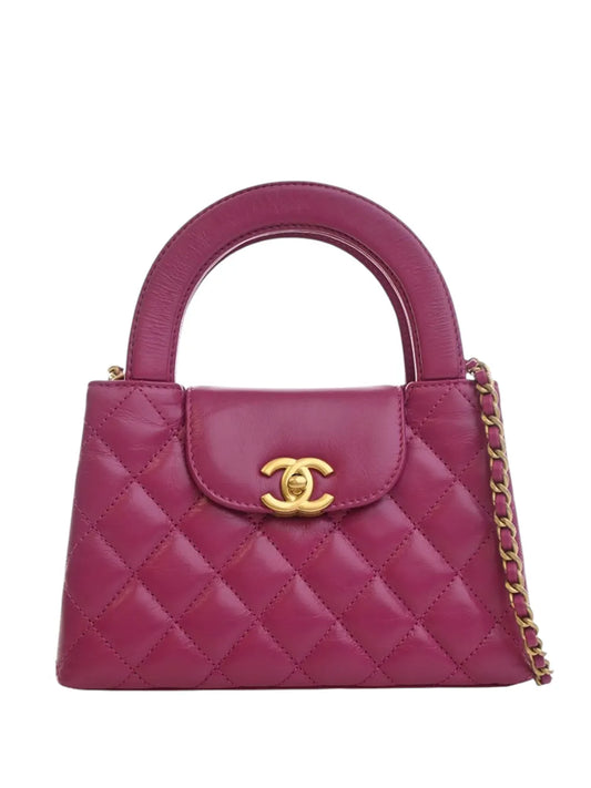 Chanel Kelly Mini Bag Pink Weathered Calfskin Glossy 2021–2026 – PRELOOV