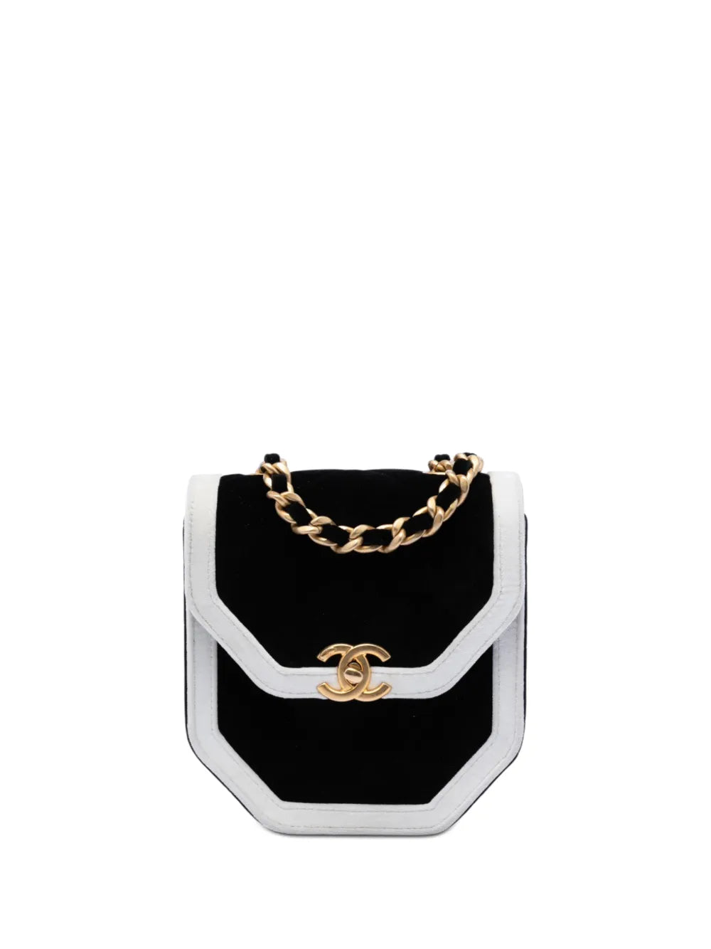 Chanel Place Vendôme Single Flap Mini Crossbody Bag Black Velvet Quilted 2021–2026 – PRELOOV