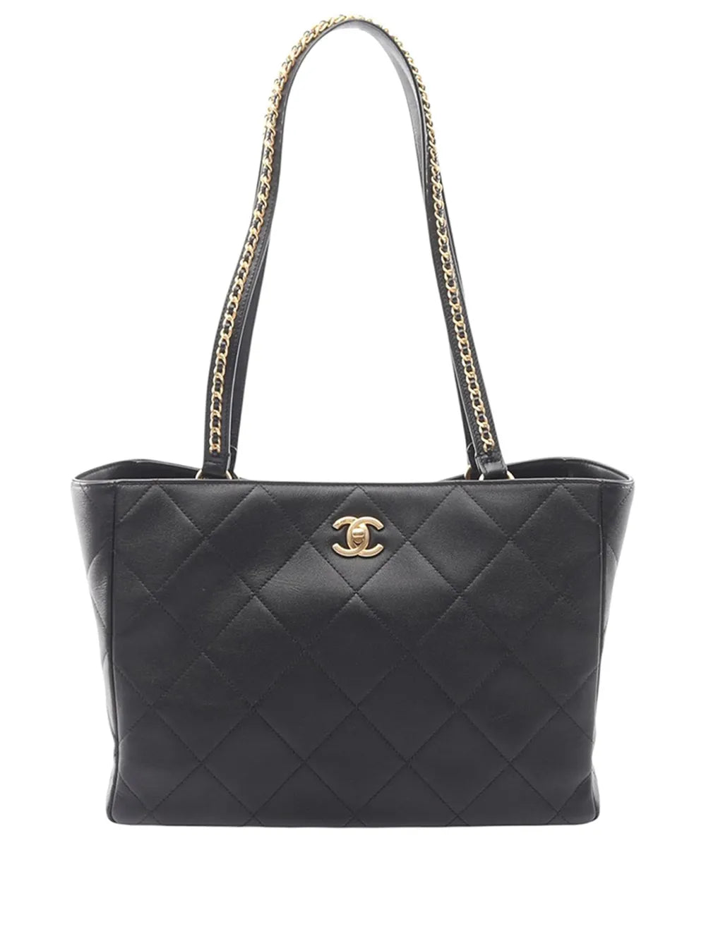 Chanel Book Pocket Shopping Shopper Black Calfskin Quilted 2021–2026 – PRELOOV