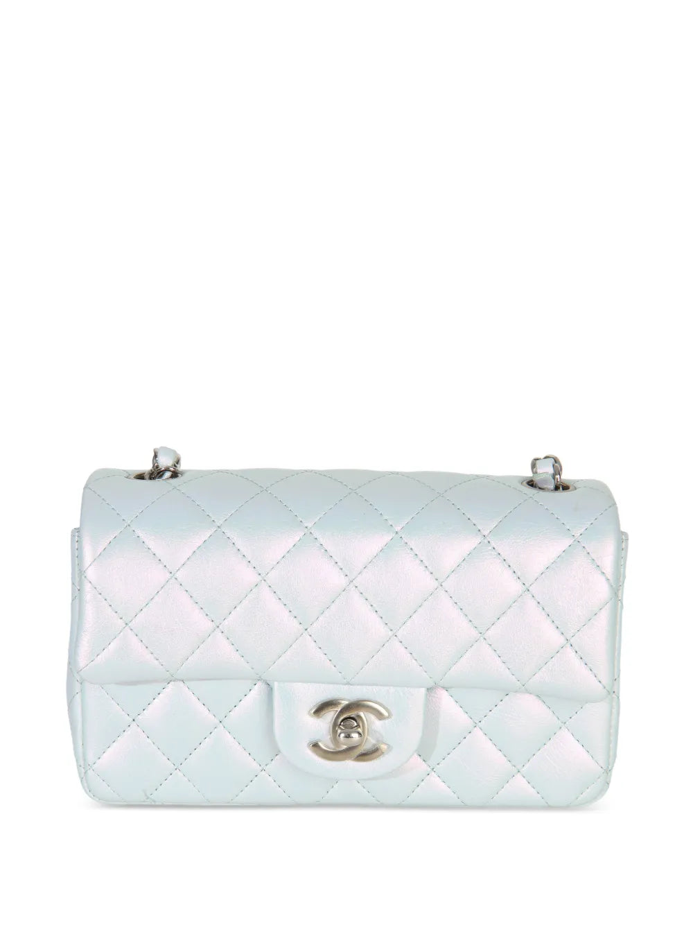 Chanel Mini Flap Shoulder Bag Blue Leather 2021–2025 – PRELOOV