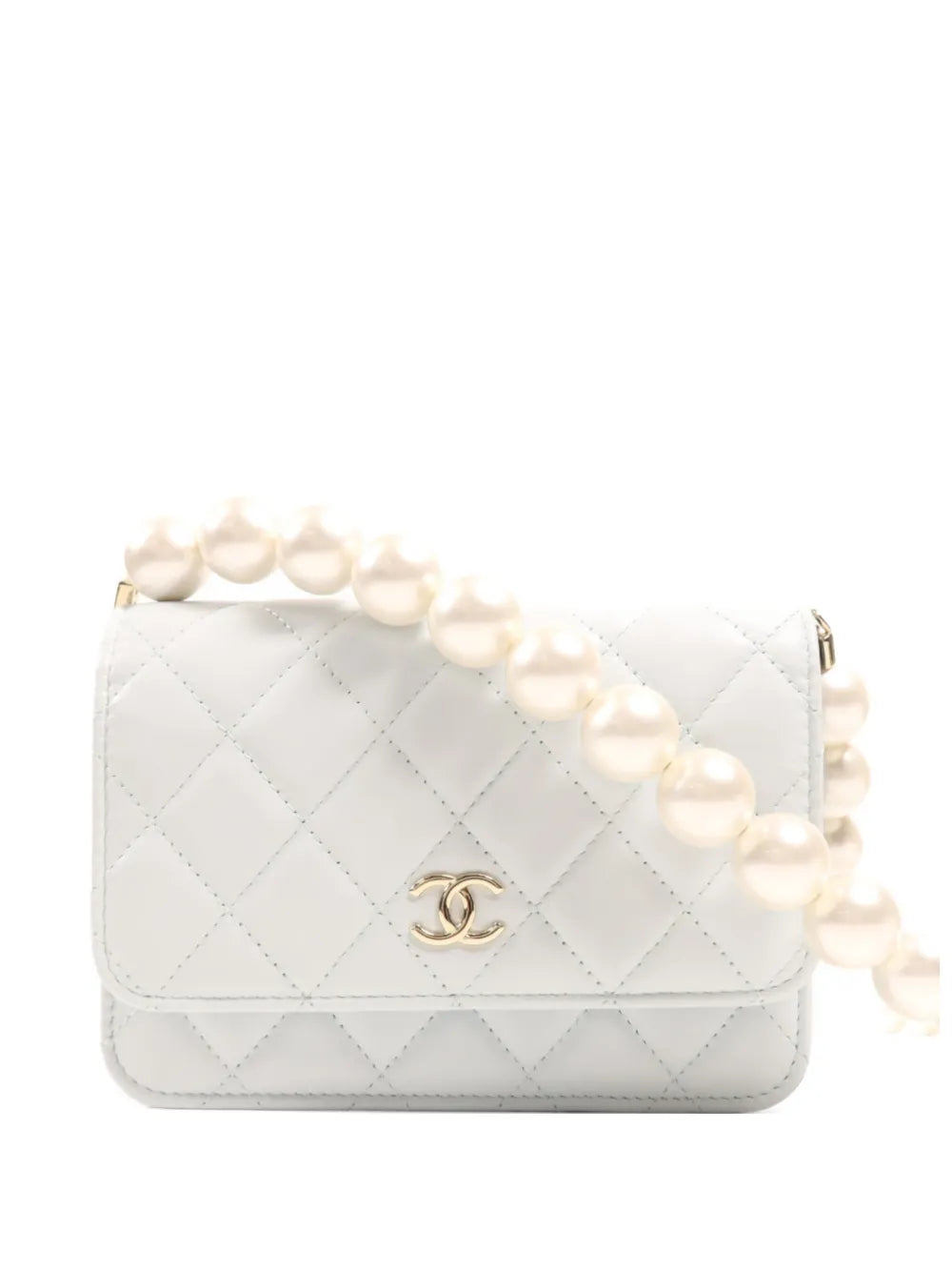 Chanel Wallet On Chain Shoulder Bag Light Blue Quilted Calfskin – PRELOOV