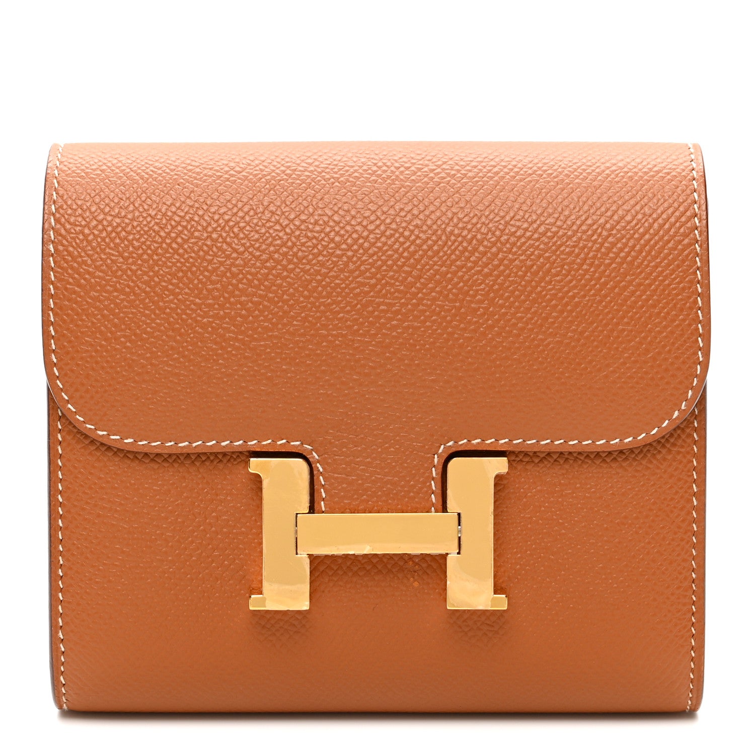 Hermès Constance Short Wallet Gold Epsom - PRELOOV