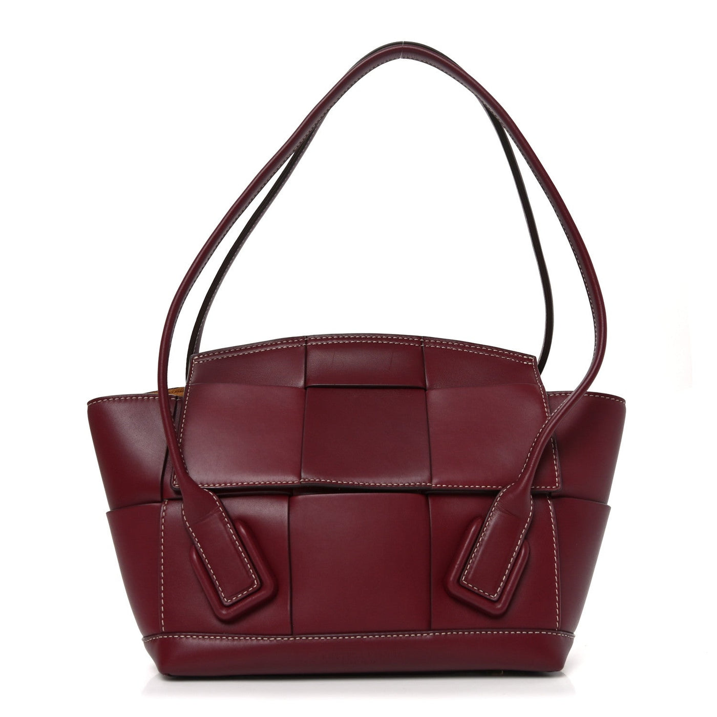 Bottega Veneta Calfskin Mini Maxi Intrecciato Arco Burgundy 2026 PRELOOV
