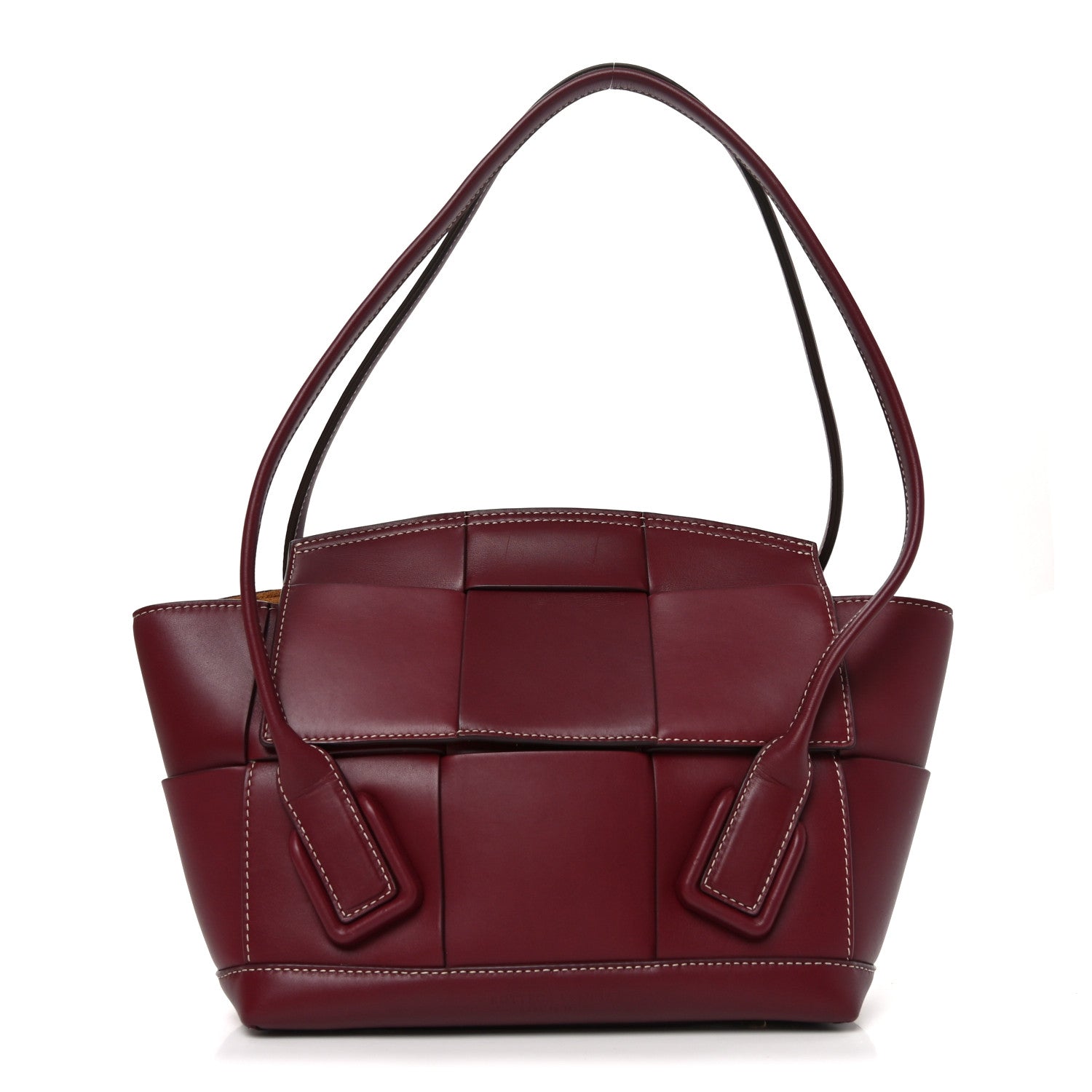 Bottega Veneta Calfskin Mini Maxi Intrecciato Arco Burgundy 2026 PRELOOV foto 1