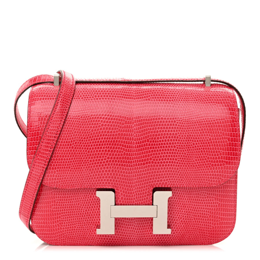 Hermès Lizard Constance 18 Rose Extreme | PRELOOV
