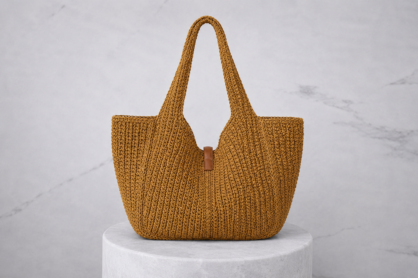 Saint Laurent Le 5 À 7 Bea Tote Bag Beige Cord Linen Leather – PRELOOV